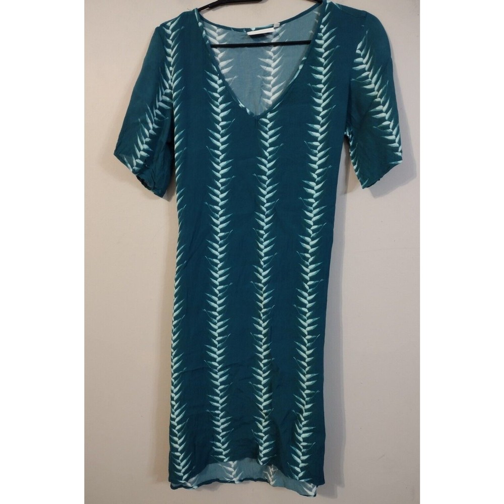 Fabienne Chapot Women's Midi Dress S Blue 100% Viscose